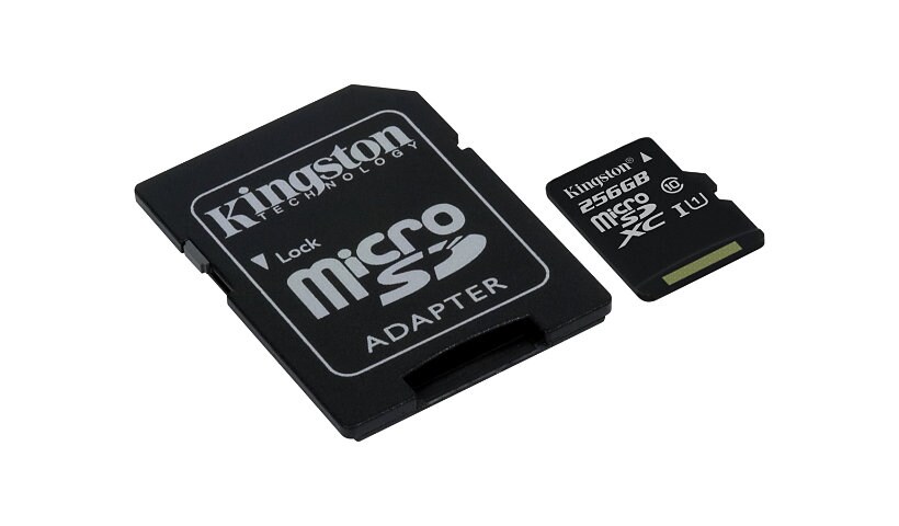 Kingston Canvas Select - flash memory card - 256 GB - microSDXC UHS-I
