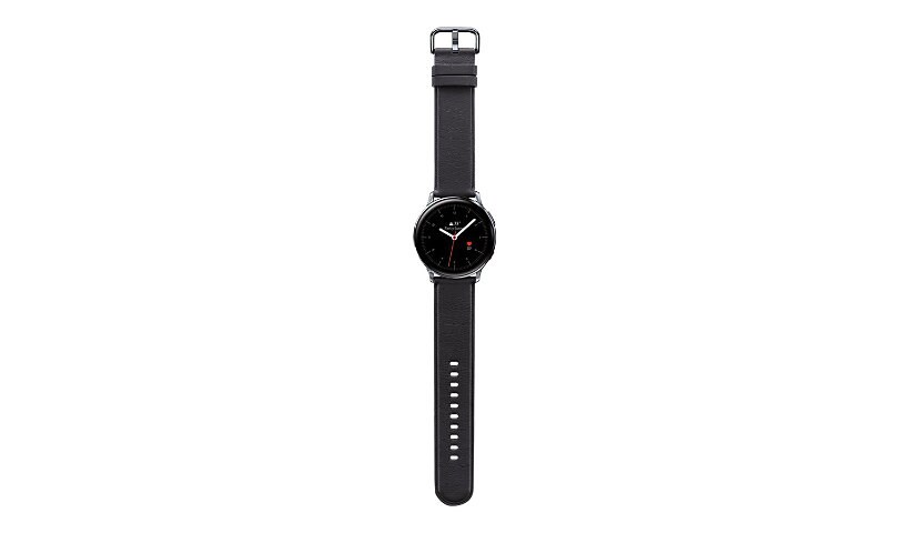 Samsung Galaxy Watch Active 2 - silver stainless steel - smart watch with b