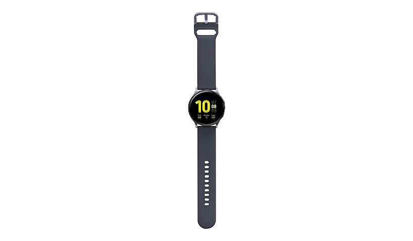 Samsung Galaxy Watch Active 2 - aqua black aluminum - smart watch with band