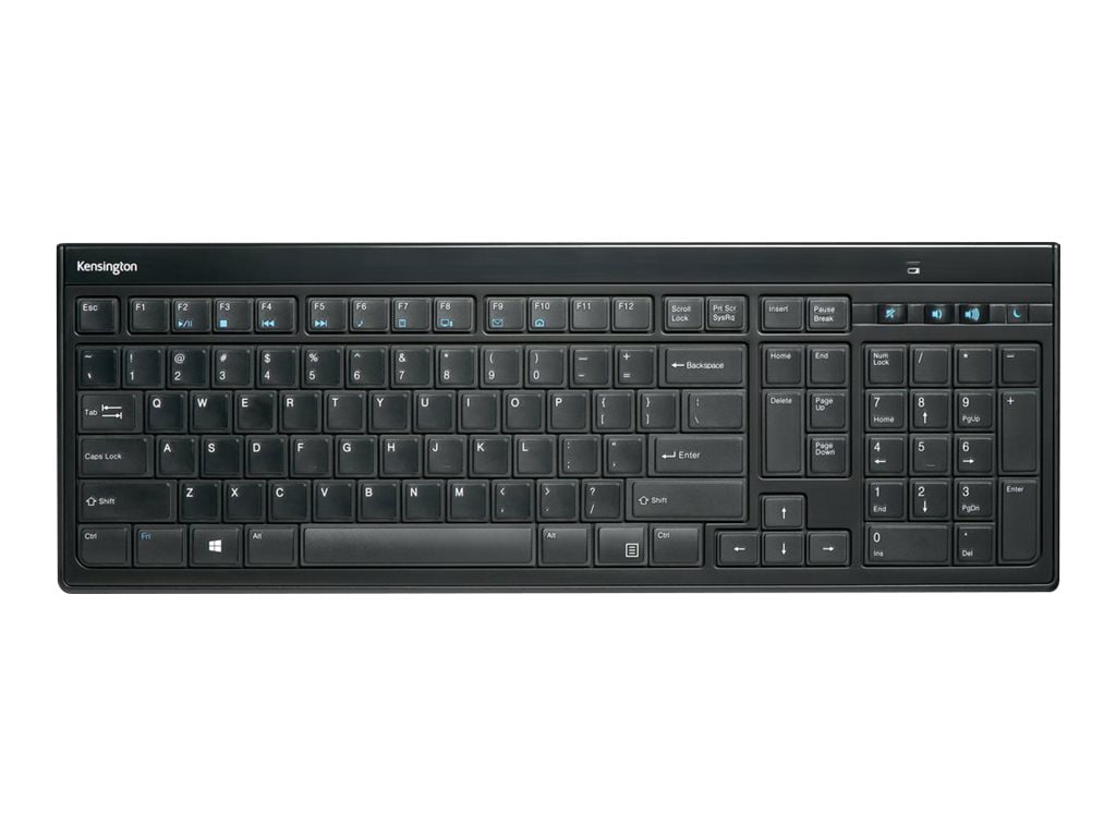Kensington SlimType Wireless Keyboard - keyboard - US - black Input Device