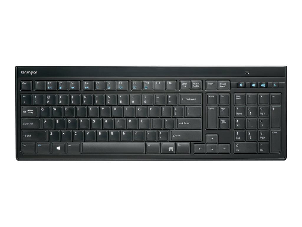 Kensington SlimType Wireless Keyboard - keyboard - US - black