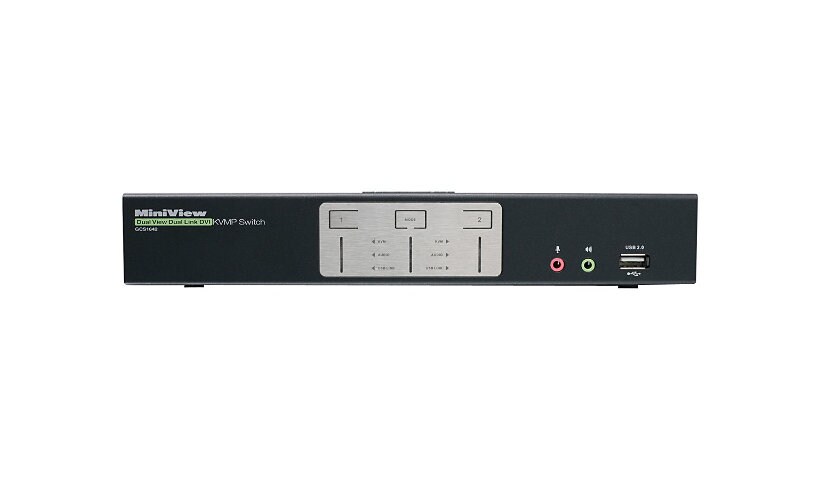 IOGEAR GCS1642X - KVM / audio / USB switch - 2 ports - TAA Compliant