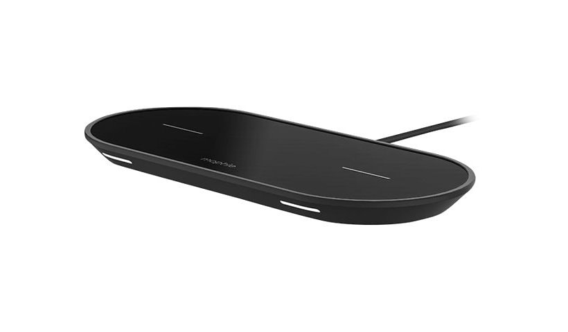 mophie dual wireless charging pad wireless charging pad - + AC power adapte