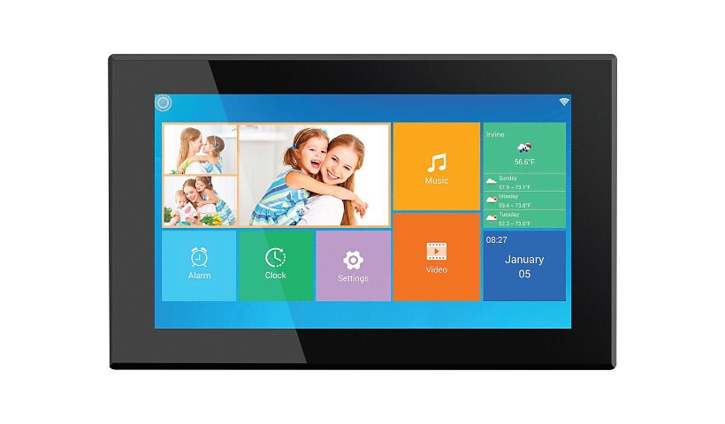 Aluratek 15.6" WiFi Digital Photo Frame with Touchscreen IPS LCD Display