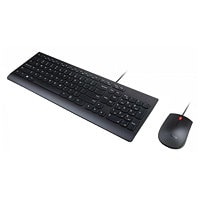 Lenovo Essential Wired Combo - keyboard and mouse set - Spanish - Latin Ame