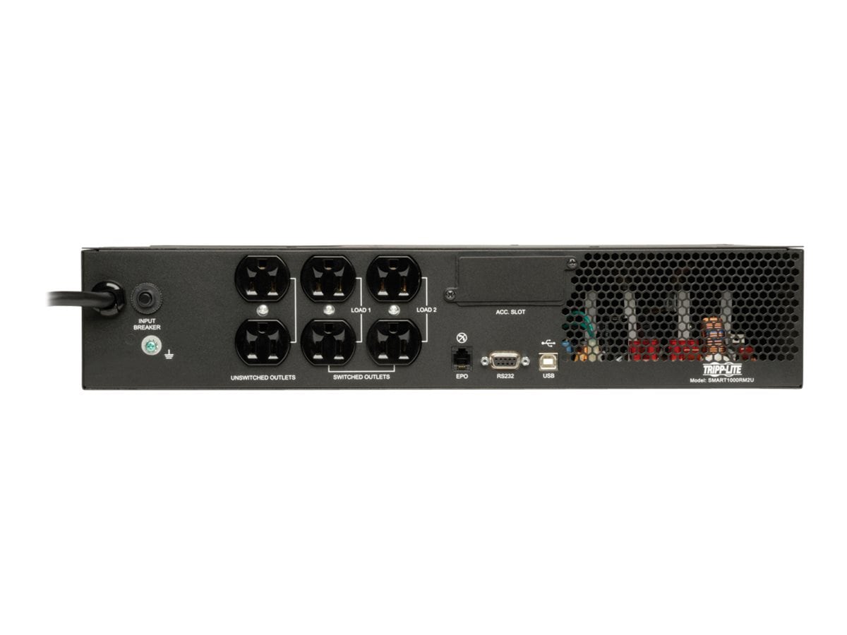 Thumbnail 3 of 9 for Eaton Tripp Lite Series SmartPro 120V 1kVA 800W Line-Interactive Sine Wave UPS, 2U Rack/Tower, Network Card Options,
