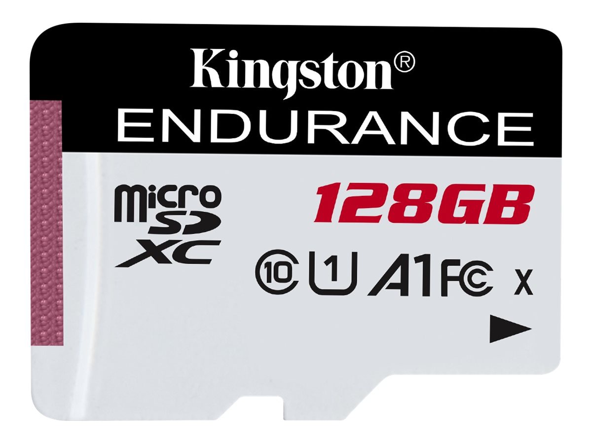 Kingston High Endurance - flash memory card - 128 GB - microSDXC UHS-I