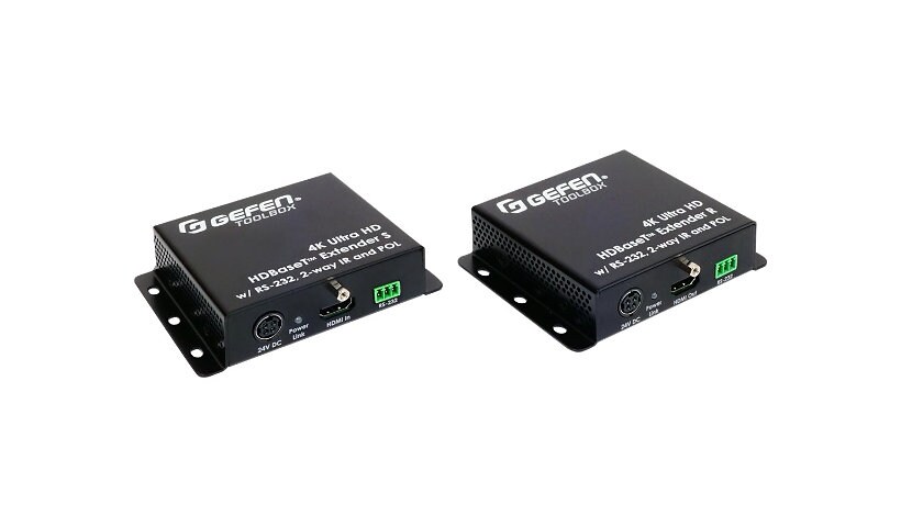 GefenToolBox 4K Ultra HD HDBaseT (Sender and Receiver Units) - video/audio/infrared/serial extender - RS-232, HDMI,