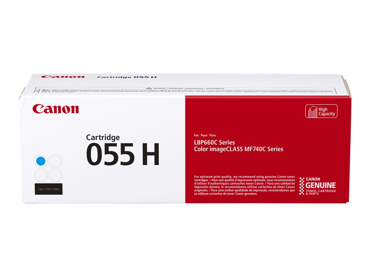 Canon 055 H - High Capacity - cyan - original - toner cartridge