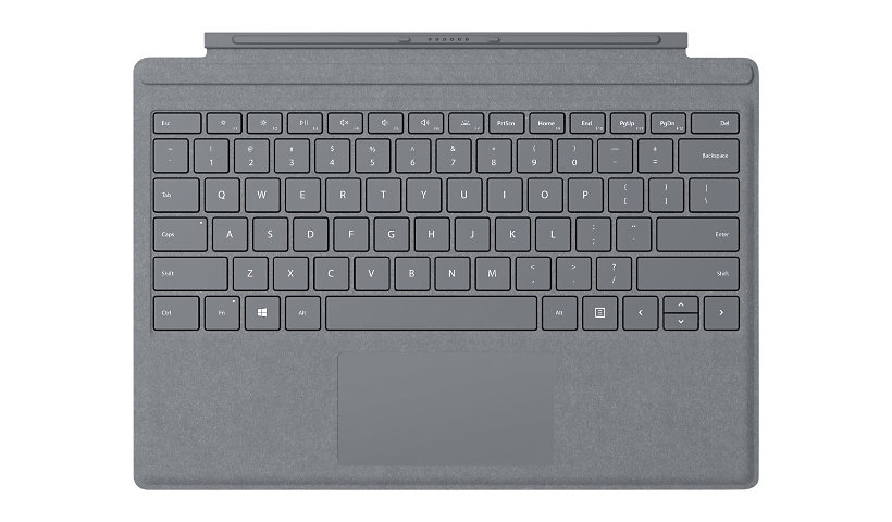 Microsoft Surface Pro Type Cover - Platinum Refresh - English - Surface Pro 7+