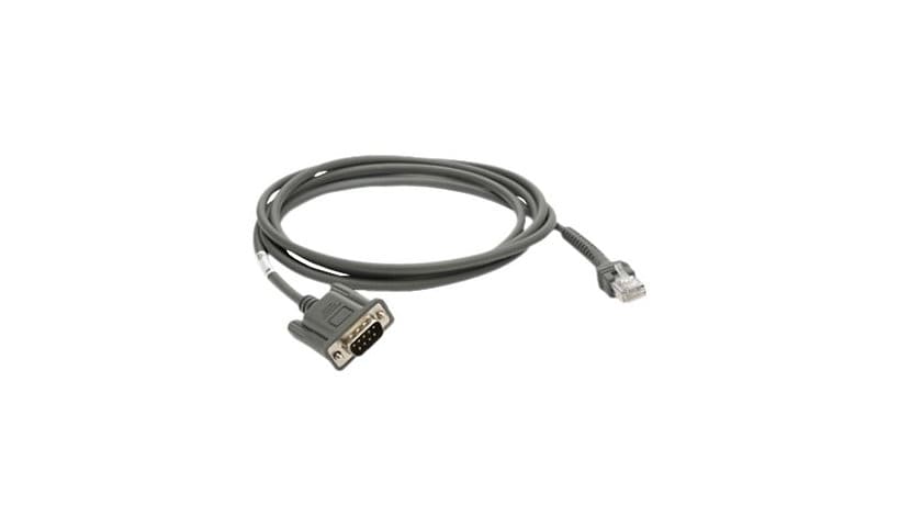 Zebra - serial cable - DB-9 to RJ-45 - 7 ft