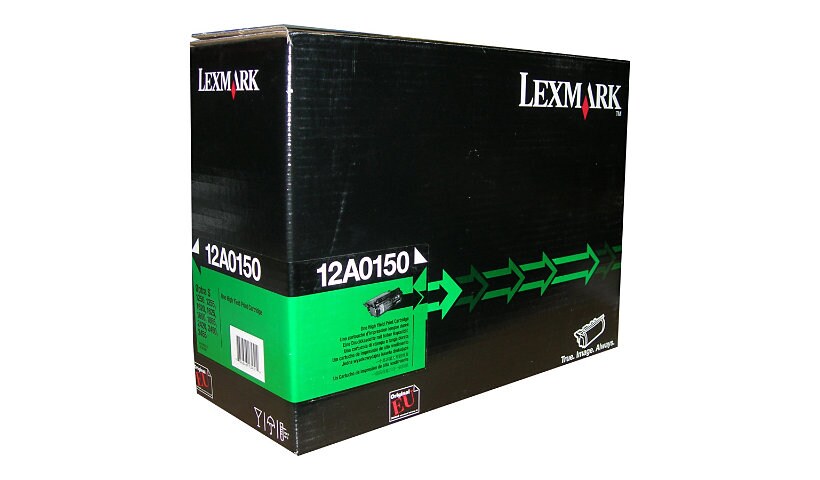 Lexmark - black - original - remanufactured - toner cartridge