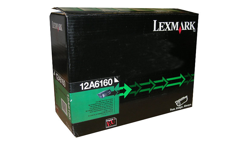 Lexmark - black - original - refurbished - toner cartridge
