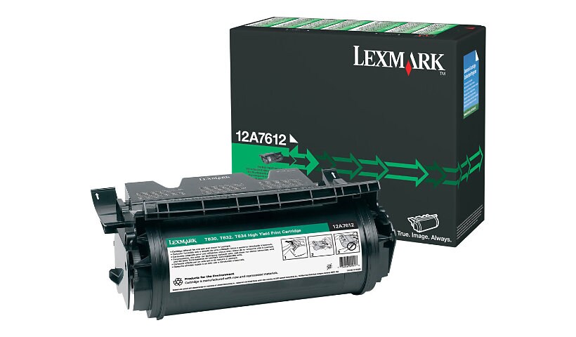 Lexmark - High Yield - black - original - remanufactured - toner cartridge