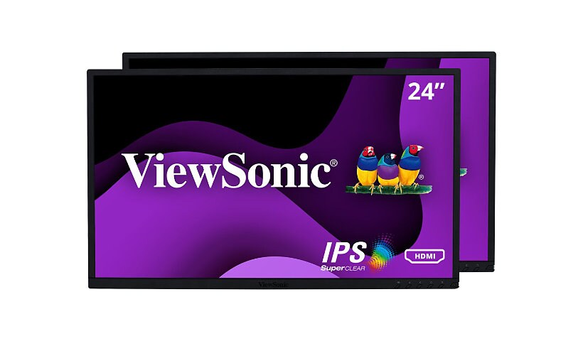 ViewSonic Dual Pack Head-Only VG2448_H2 - LED monitor - Full HD (1080p) - 2