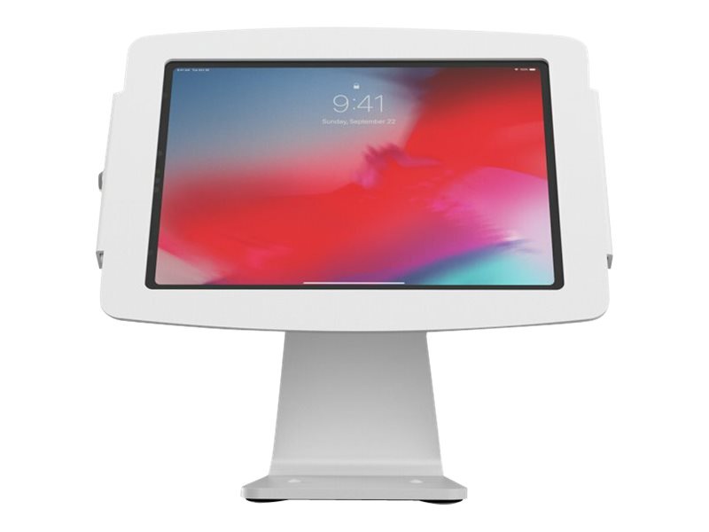 Compulocks iPad 10.2" Space Enclosure Rotating Counter Stand mounting kit - for tablet - white