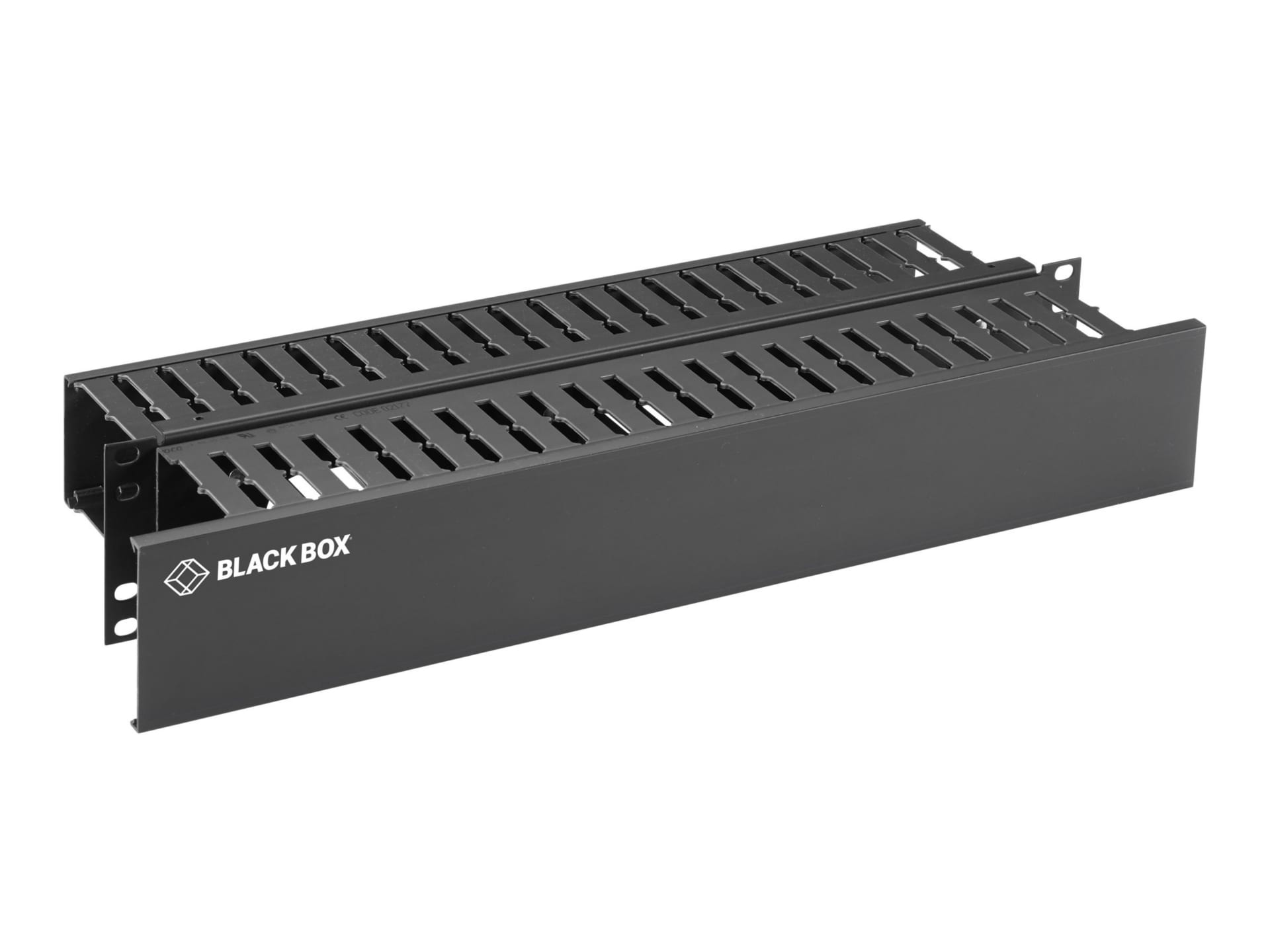 Black Box rack cable management panel - 2U - 19"