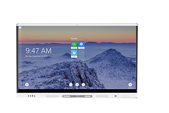 SMART MX286 86" Interactive Display with Kapp iQ, Mount Plate and Cable