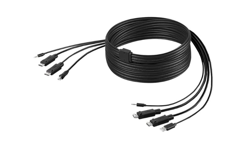 Belkin Secure KVM Combo Cable - / video / mouse / cable - TAA Compliant - 6 ft - F1D9020B06T - Audio & Video Cables - CDW.com