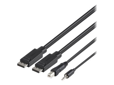 Thumbnail 2 of 5 for Belkin Secure KVM Combo Cable - keyboard / video / mouse / audio cable - TAA Compliant - 1.83 m