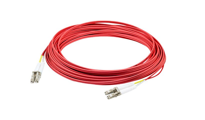 Proline 1m LC (M) to LC (M) Red OM4 Duplex Plenum-Rated Fiber Patch Cable