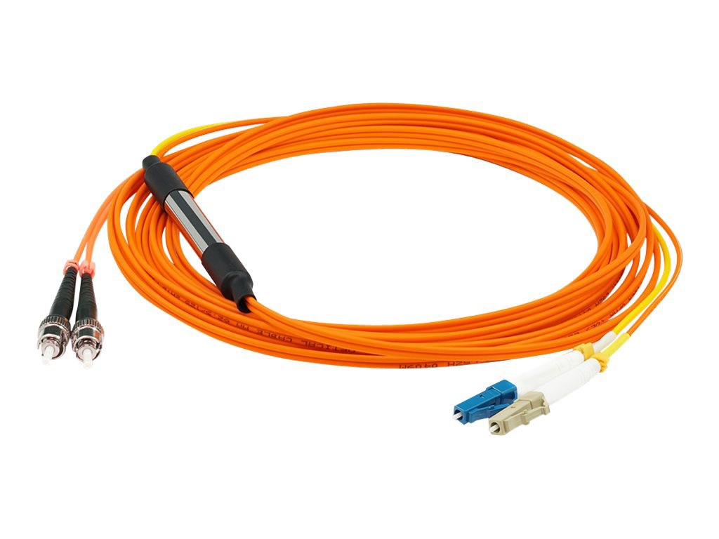 Proline 2m ST (Male) Orange OM2 to LC (Male) Yellow OS2 Duplex OFNR Mode Conditioning Cable