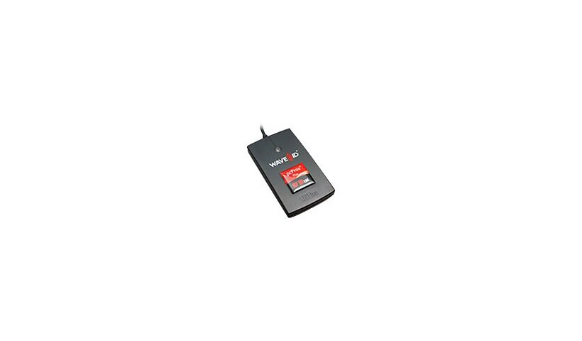 RF IDeas WAVE ID Plus Keystroke RA FactoryTalk V2 Black Reader - RF proximi