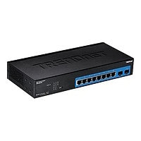 TRENDnet TPE 082WS - switch - 10 ports - rack-mountable - TAA Compliant