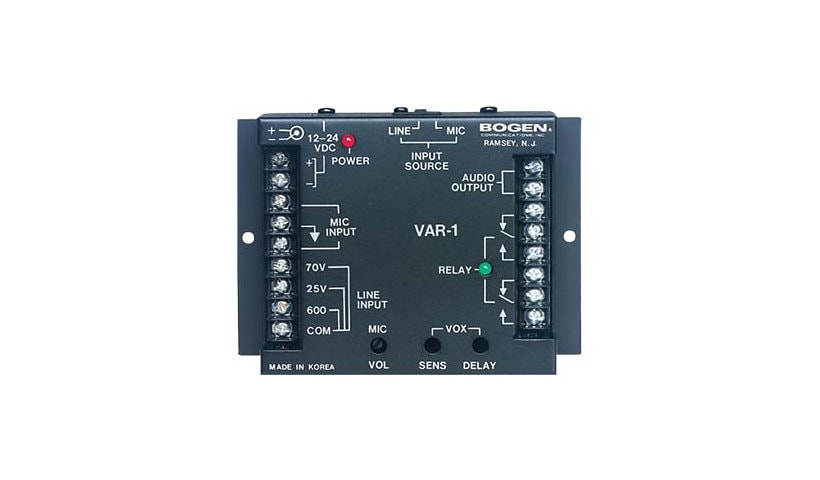 Bogen VAR1 - voice-activated relay