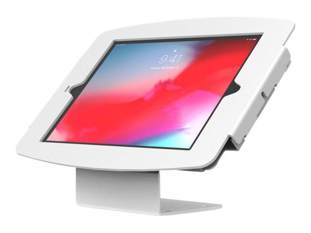 Compulocks iPad 10.2" Space Enclosure Counter Stand or Wall Mount enclosure - for tablet - white