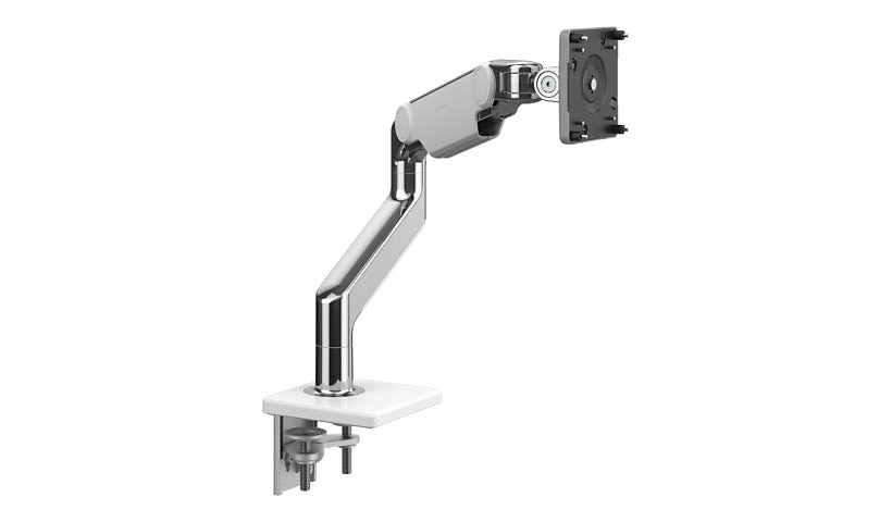 Humanscale M8.1 - mounting kit - for LCD display / thin client - polished aluminum with white trim
