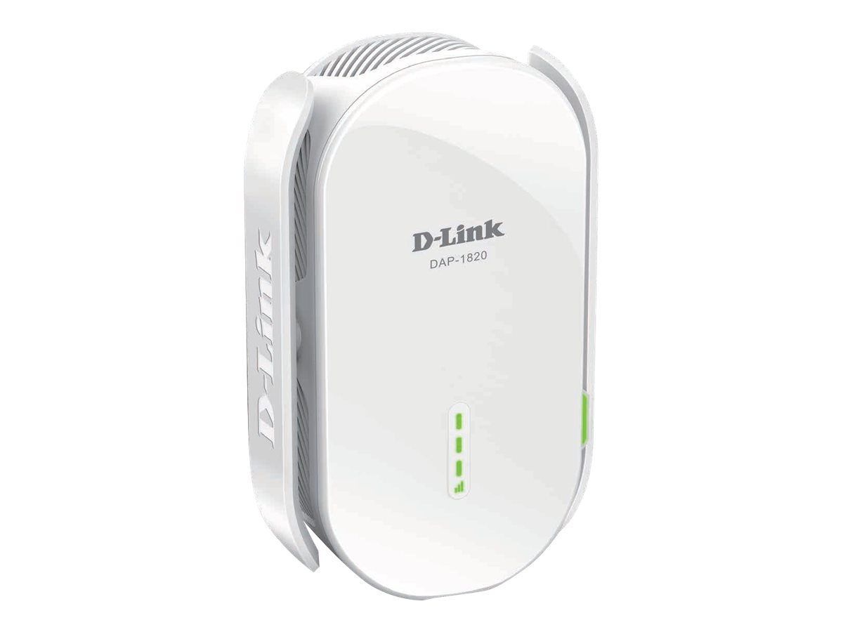 D-Link DAP-1820 - wireless router - 802.11a/b/g/n/ac - wall-pluggable