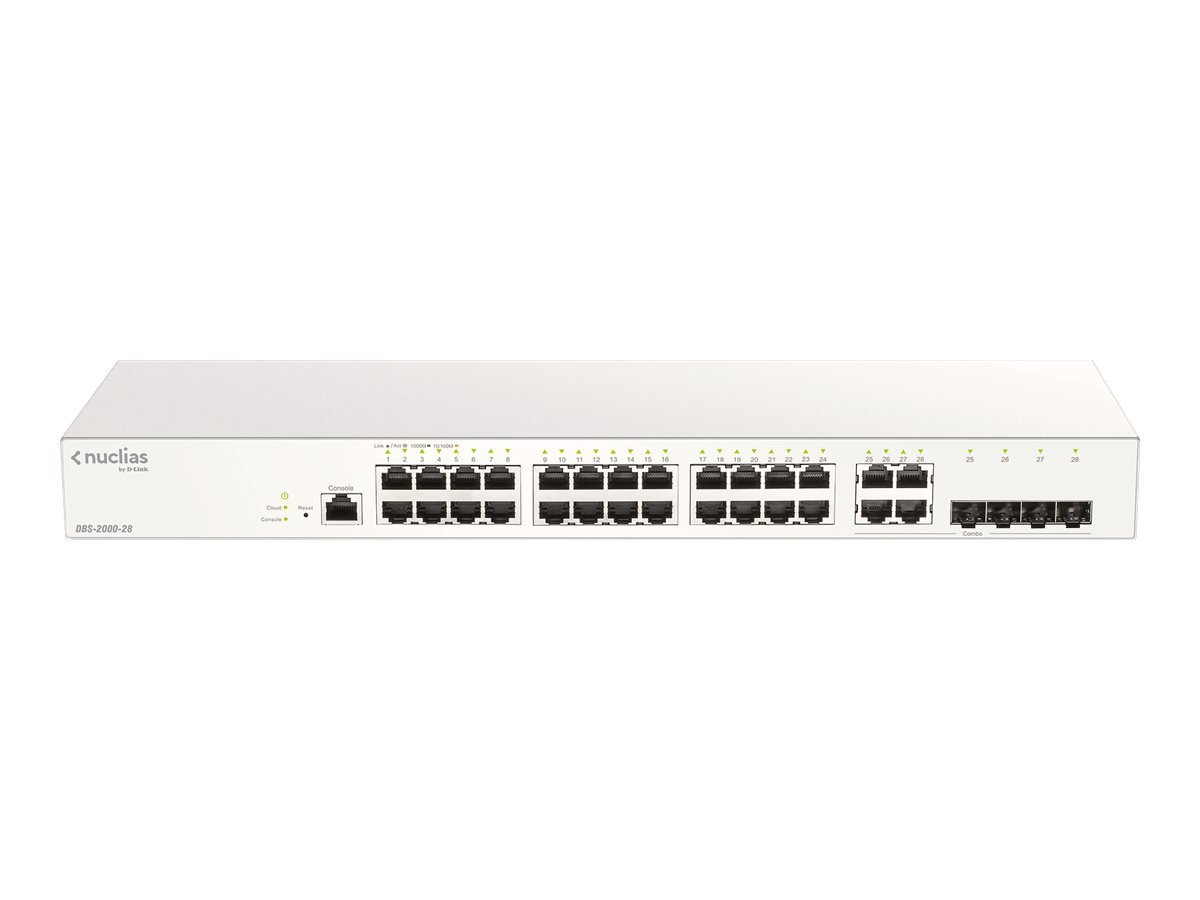 D-Link Nuclias Cloud-Managed DBS-2000-28 - switch - 28 ports