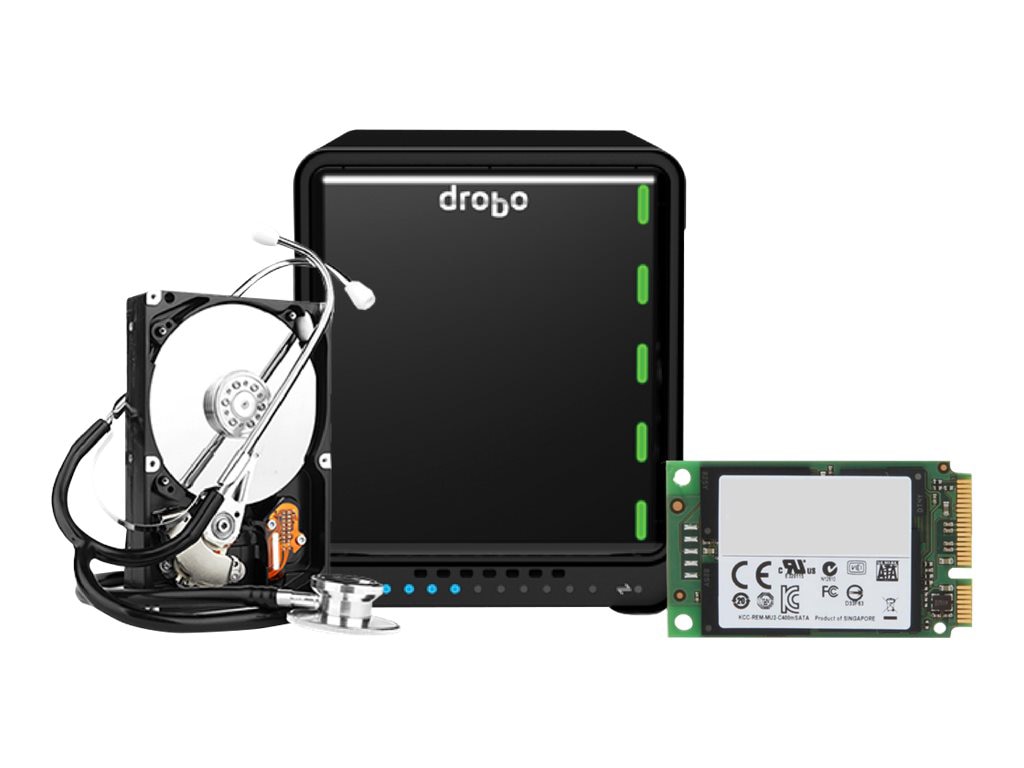Drobo 5N2 - Gold Edition - 128 GB mSATA SSD Card for Accelerator Bay - NAS