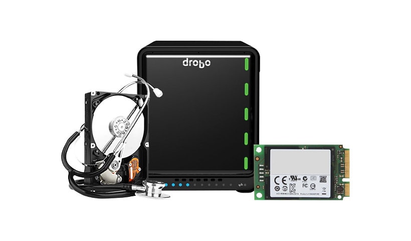 Drobo 5N2 - Gold Edition - 128 GB mSATA SSD Card for Accelerator Bay - NAS