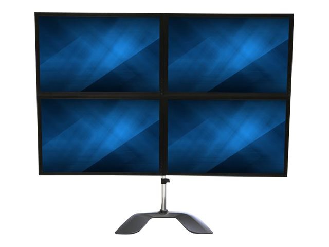 Thumbnail 2 of 13 for StarTech.com Quad Monitor Stand, Desktop VESA 4 Monitor Arm up to 32" (17.6lb/8kg) Screens, Ergonomic Articulating Pole