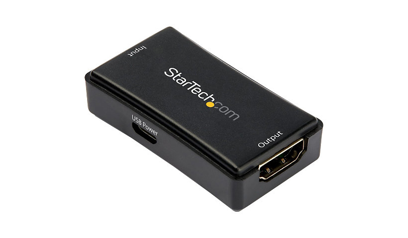 StarTech.com 45'HDMI Signal Booster - 4K 60Hz - USB Power - HDMI Repeater