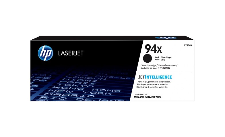 Remanufactured Black High-Yield Toner, Replacement for 94X (CF294X), 2,800 Page-Yield, Ships in 1-3 Business Days Remanufactured Black High-Yield Toner, Replacement for 94X (CF294X), 2,800 Page-Yield, Ships in 1-3 Business Days