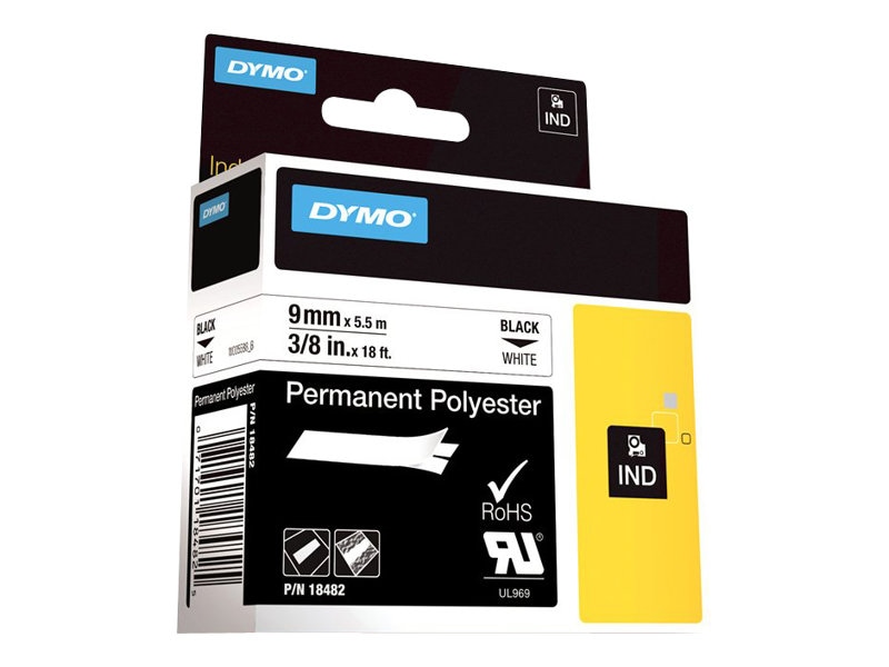 Thumbnail 4 of 6 for DYMO - permanent tape - 1 cassette(s) -