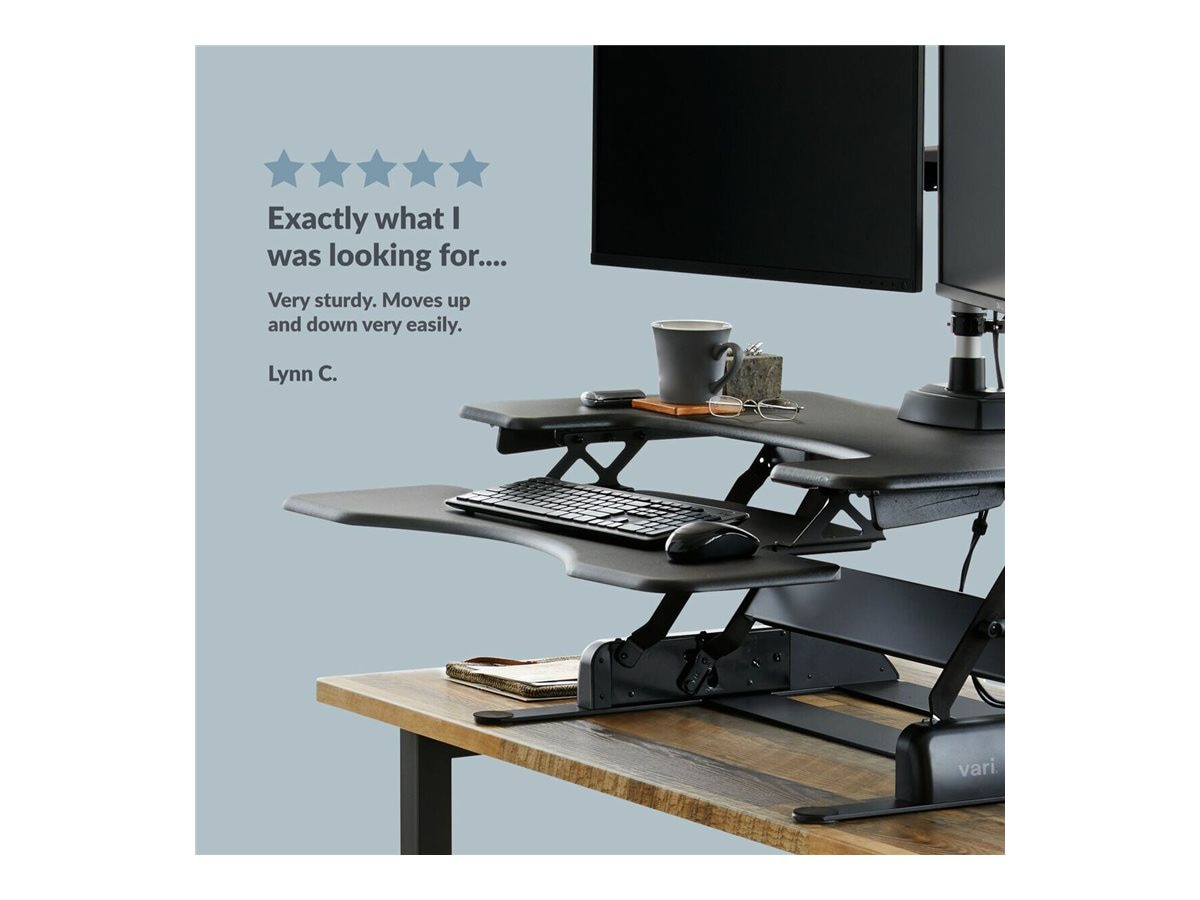 Thumbnail 7 of 7 for VARIDESK Pro Plus 36 - standing desk converter - black