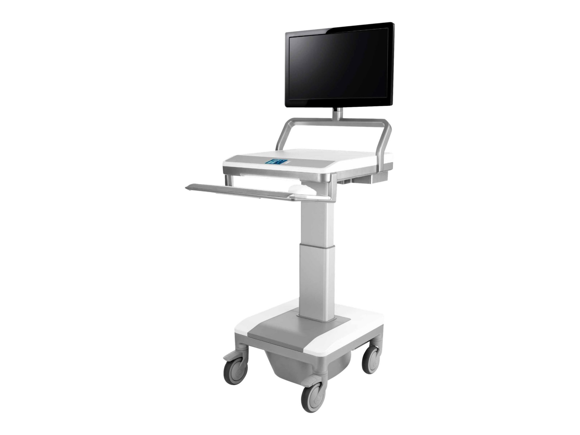 Capsa Healthcare - T7 Powered Cart (T74NNLP2P600) - Powered Mobile Computing Cart - 120V Power System - Electronic Lift