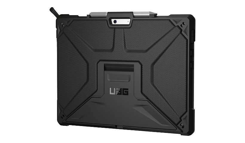 UAG Rugged Case for Microsoft Surface Pro X - Metropolis Black - back cover