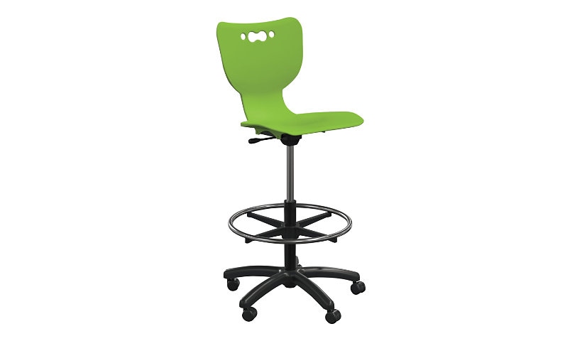 MooreCo Hierarchy 5-Star - stool - green