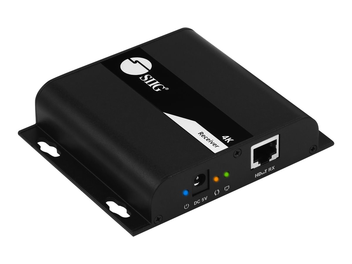 SIIG HDMI 4K30Hz HDbitT over IP Extender - Receiver - video/audio/infrared