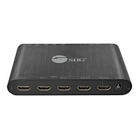 SIIG 4x1 HDMI Seamless Quad-Split Multi-Viewer - video/audio switch - 4 por