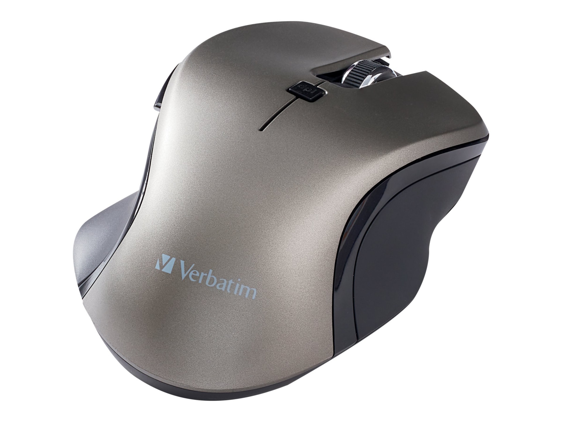 Thumbnail 2 of 8 for Verbatim USB-C Wireless Blue LED Mouse - mouse - 2.4 GHz - graphite