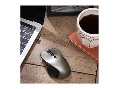Thumbnail 6 of 8 for Verbatim USB-C Wireless Blue LED Mouse - mouse - 2.4 GHz - graphite