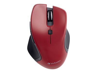 Thumbnail 4 of 8 for Verbatim USB-C Wireless Blue LED Mouse - mouse - 2.4 GHz - red