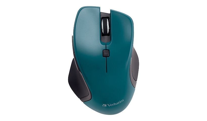 Verbatim USB-C Wireless Blue LED Mouse - mouse - 2.4 GHz - teal