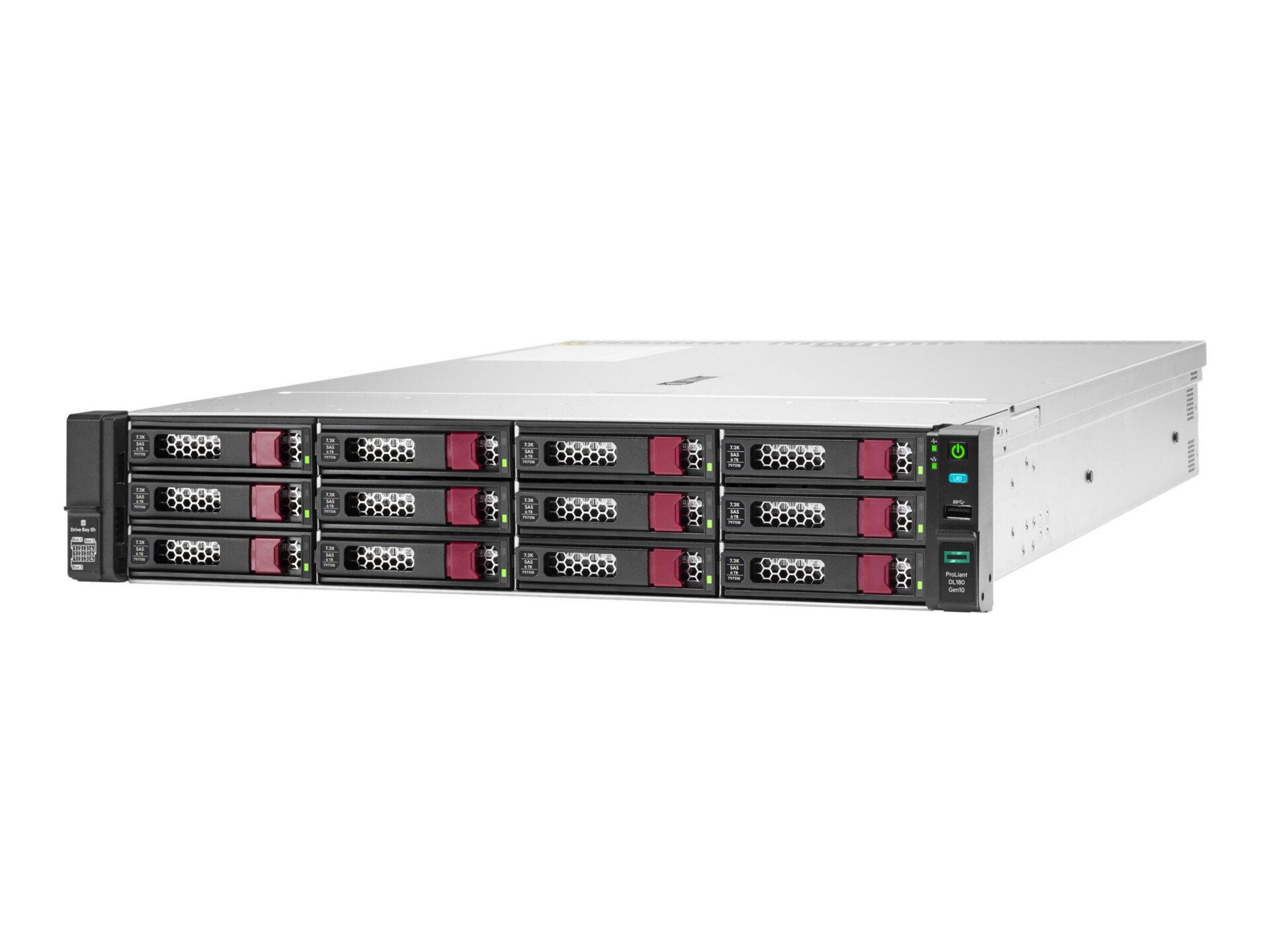 HPE ProLiant DL180 Gen10 SMB - rack-mountable - Xeon Silver 4208 2.1 GHz -